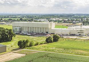 Neues Papierrollenlager bei Zerhusen Kartonagen (D)